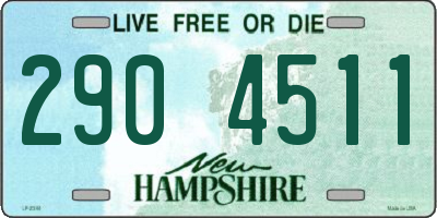 NH license plate 2904511