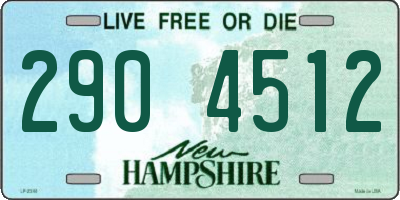 NH license plate 2904512