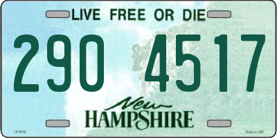 NH license plate 2904517