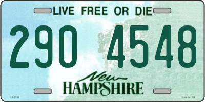 NH license plate 2904548