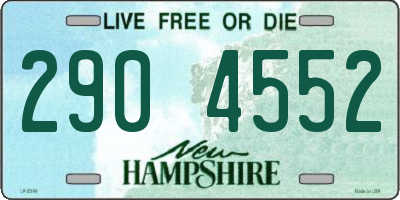 NH license plate 2904552