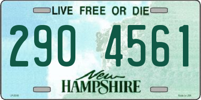 NH license plate 2904561
