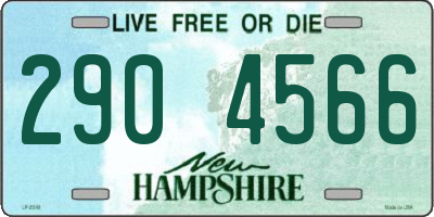 NH license plate 2904566
