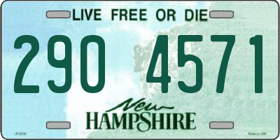 NH license plate 2904571