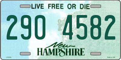 NH license plate 2904582