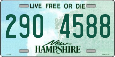 NH license plate 2904588
