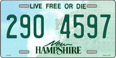 NH license plate 2904597
