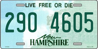 NH license plate 2904605