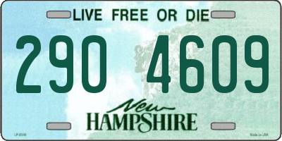 NH license plate 2904609