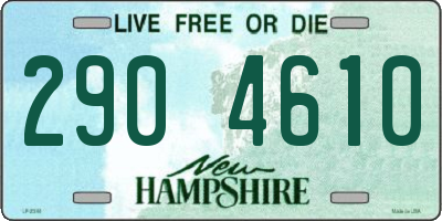 NH license plate 2904610