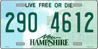 NH license plate 2904612