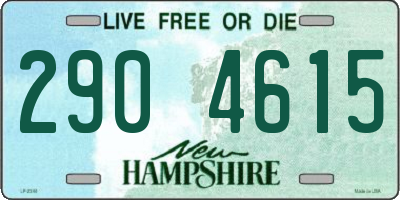 NH license plate 2904615