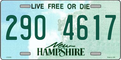NH license plate 2904617