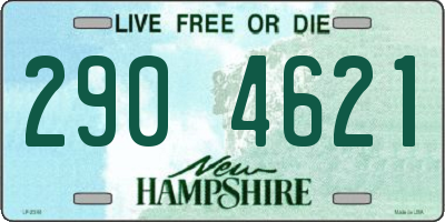NH license plate 2904621
