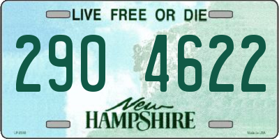 NH license plate 2904622
