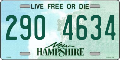 NH license plate 2904634