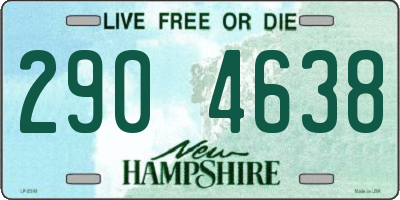 NH license plate 2904638