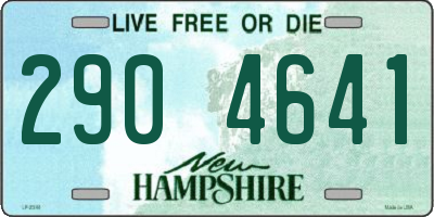 NH license plate 2904641
