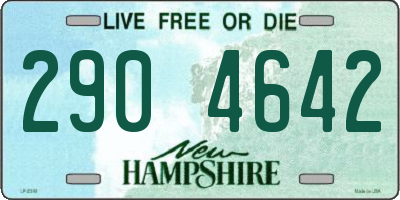 NH license plate 2904642
