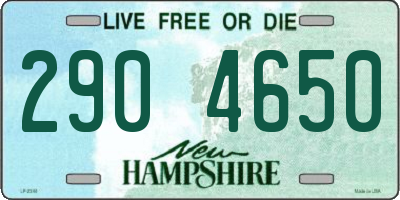 NH license plate 2904650