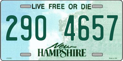 NH license plate 2904657