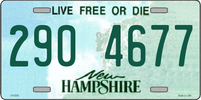 NH license plate 2904677