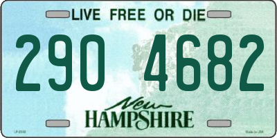 NH license plate 2904682