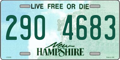 NH license plate 2904683