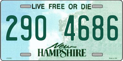 NH license plate 2904686