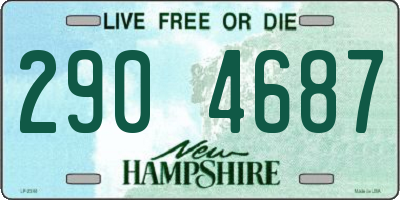 NH license plate 2904687