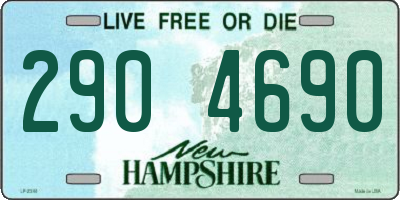 NH license plate 2904690