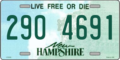 NH license plate 2904691