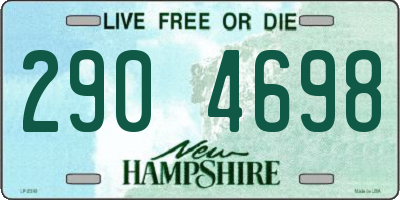 NH license plate 2904698