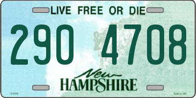NH license plate 2904708