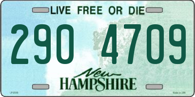 NH license plate 2904709