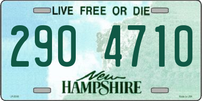 NH license plate 2904710