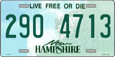 NH license plate 2904713