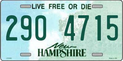 NH license plate 2904715