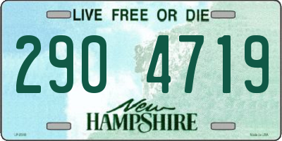 NH license plate 2904719