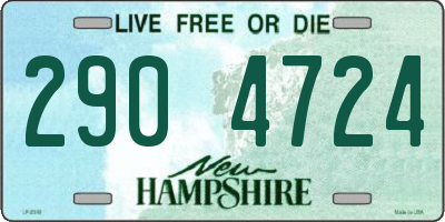 NH license plate 2904724