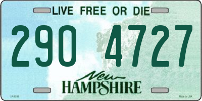NH license plate 2904727