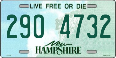 NH license plate 2904732