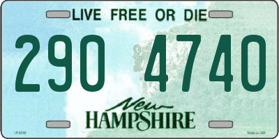 NH license plate 2904740