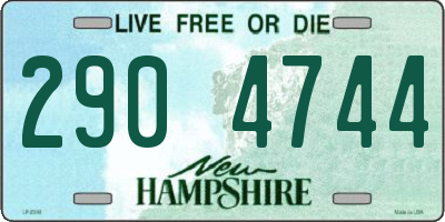NH license plate 2904744