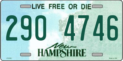 NH license plate 2904746