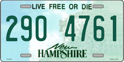 NH license plate 2904761