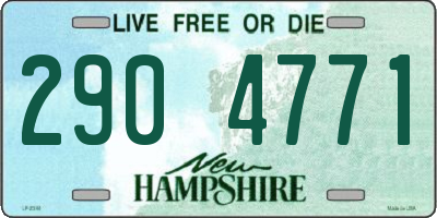 NH license plate 2904771