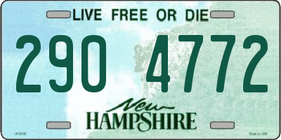 NH license plate 2904772
