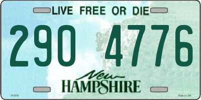 NH license plate 2904776