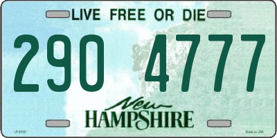 NH license plate 2904777